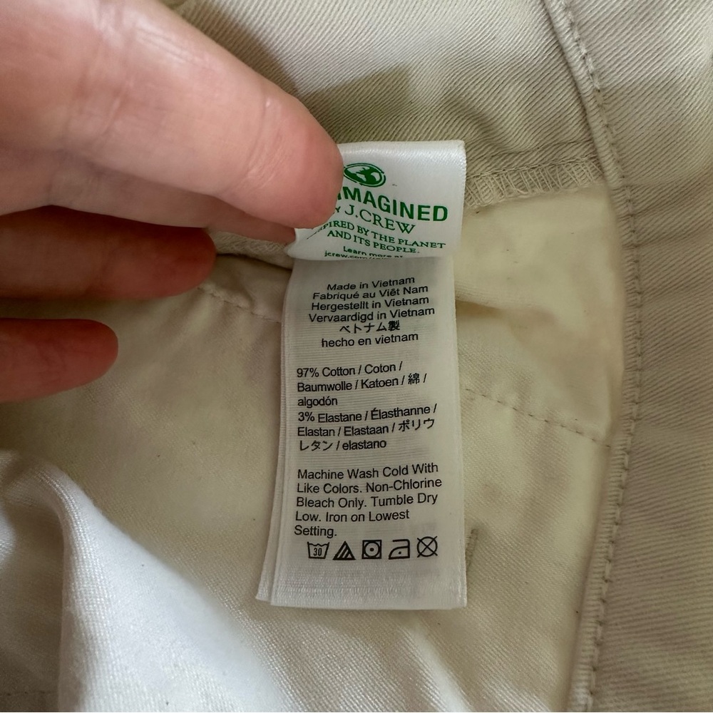 J Crew Girlfriend Light Tan Chino Pants - Picture 7 of 9